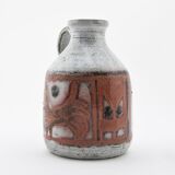 Pitcher in chamotte earthenware, by Jacques Pouchain, Dieulefit, circa 50