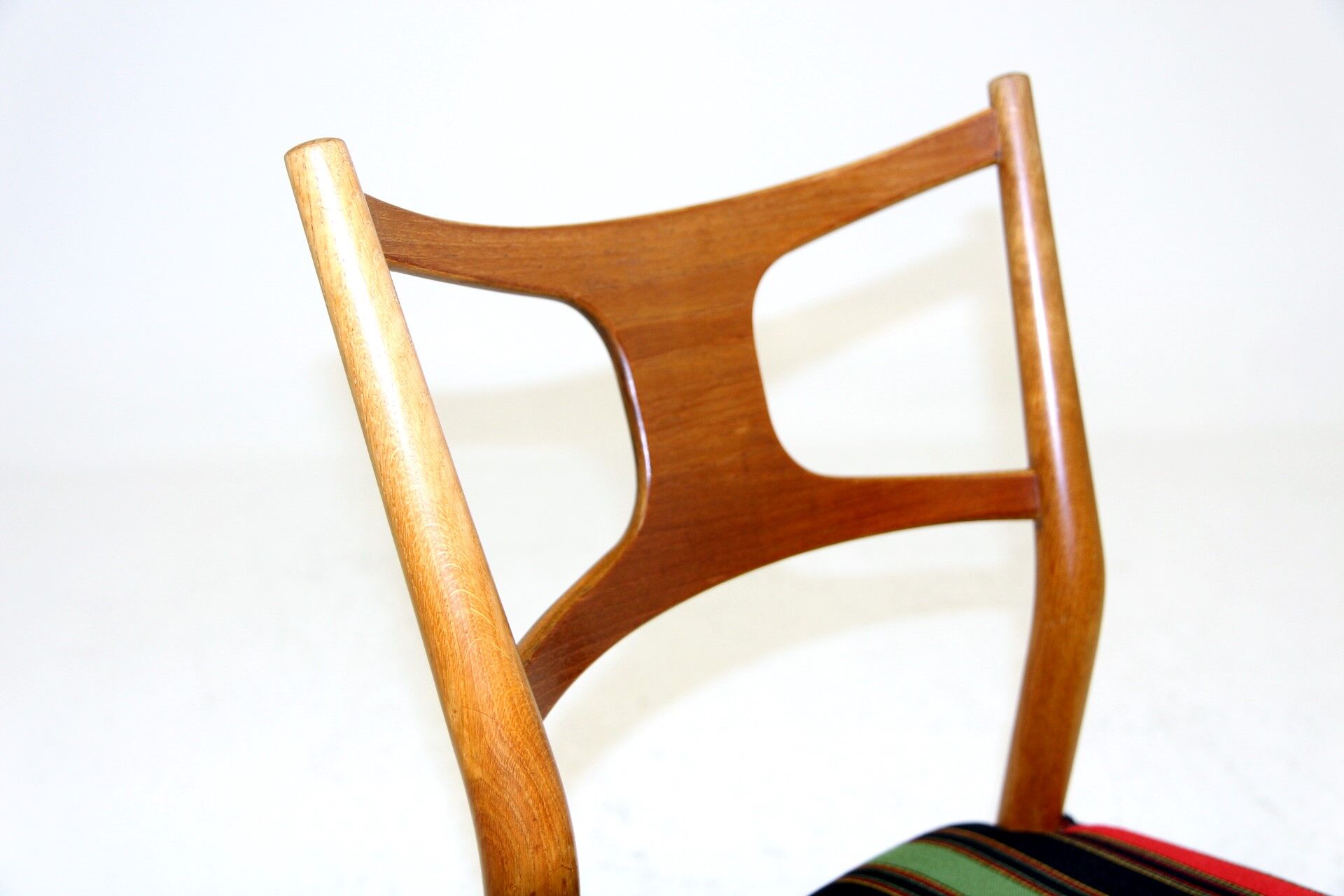 Set of 6 teak chairs, Denmark, 1960
