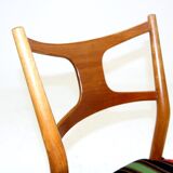 Set of 6 teak chairs, Denmark, 1960