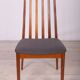 Chaises de salle à manger en teck et tissu du milieu du siècle par Leslie Dandy pour G-Plan, années 1960, lot de 6
