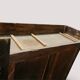 Antique mahogany veneer display cabinet from the 19th century - Louis Philippe style