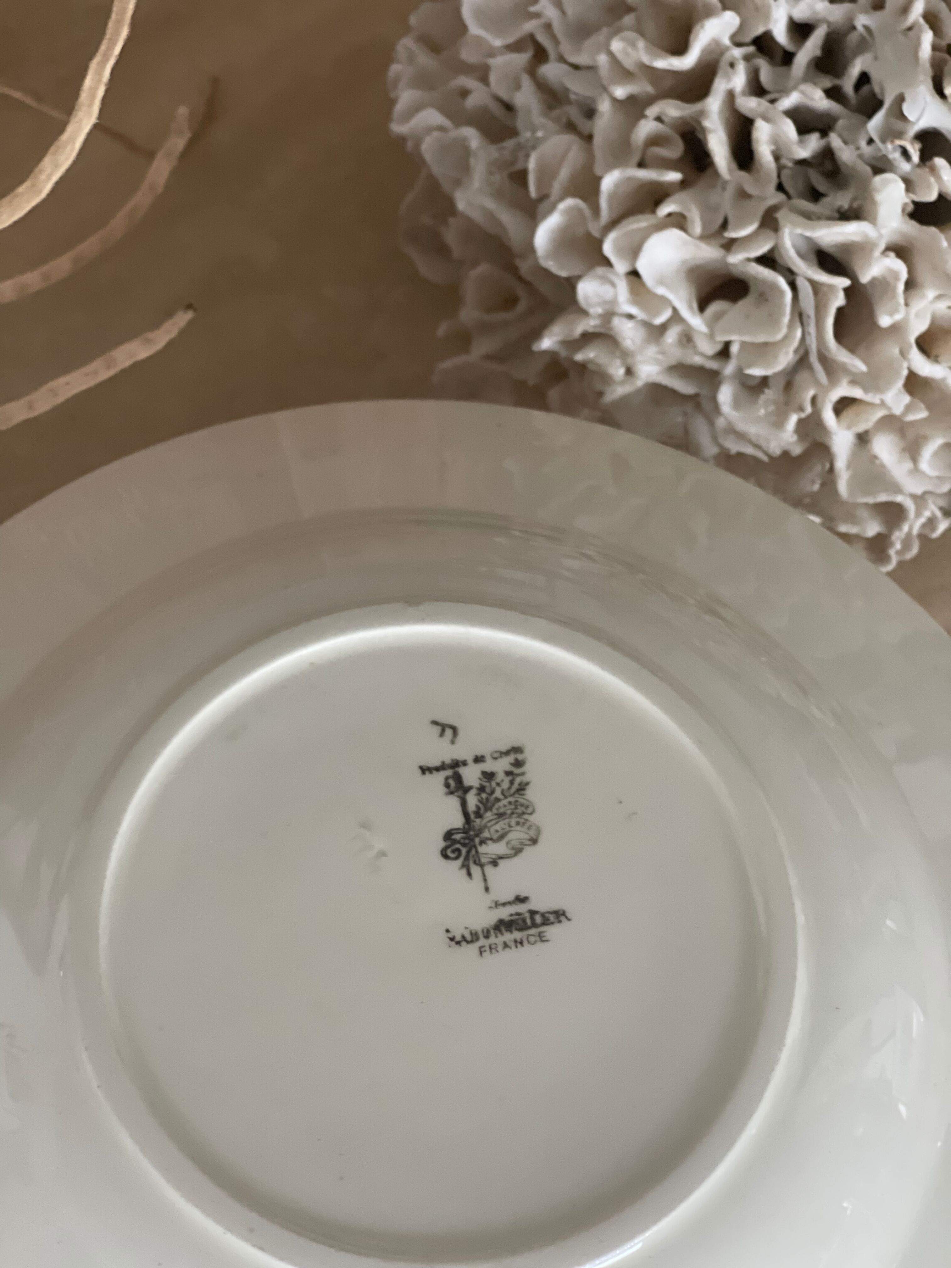 6hollow plates Badonviller 1950