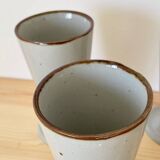 Stoneware coffee cups