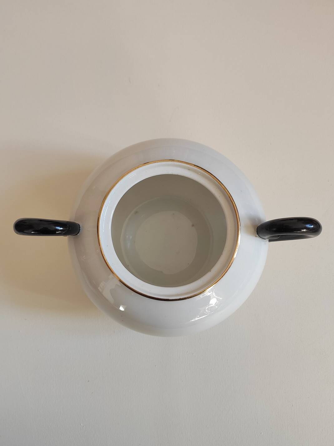 Large porcelain candy dish