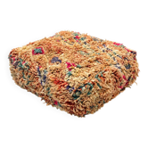 Pouf berbère vintage multicolore