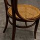 Chaise bistrot bois courbé 1900 cannage