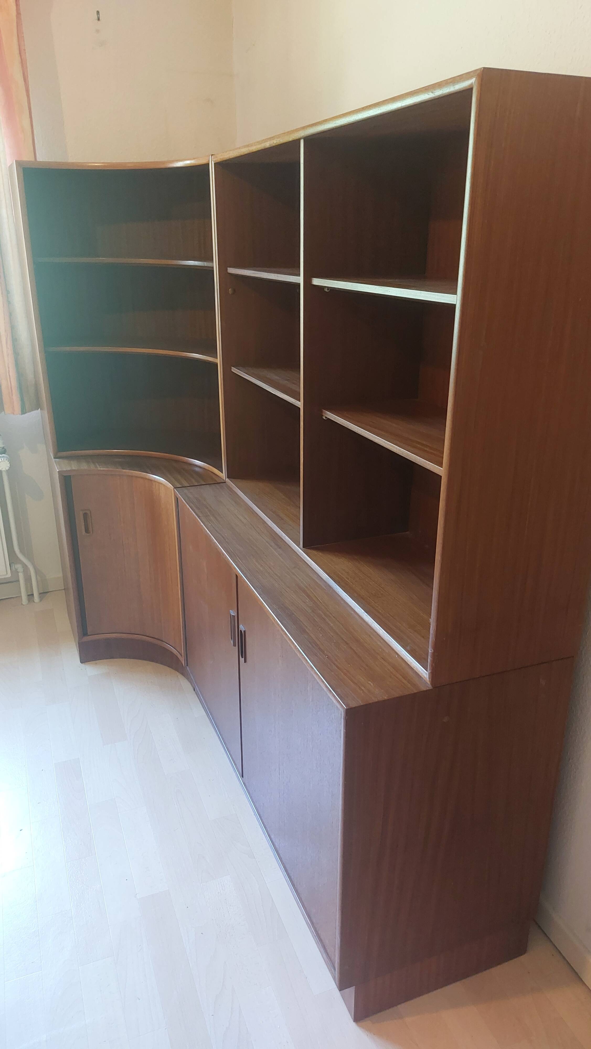 ensemble bibliothèque / rangement vintage modulable