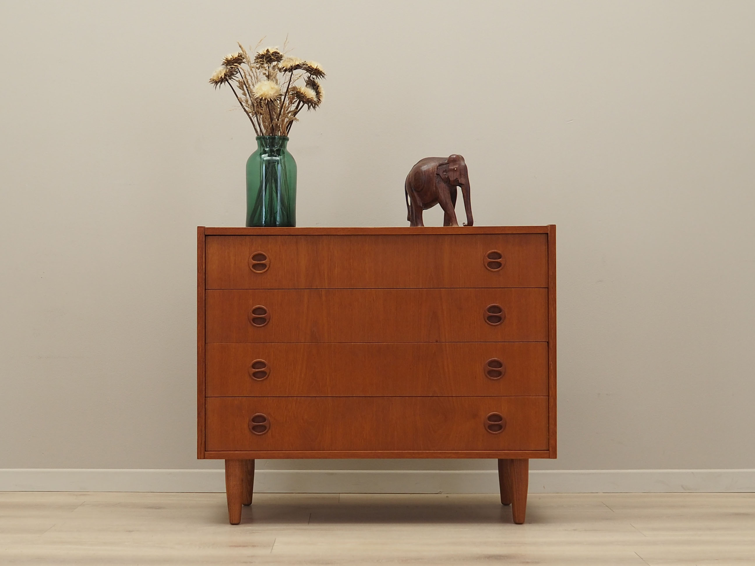 Commode en teck, design danois, années 1970, Danemark
