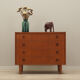 Commode en teck, design danois, années 1970, Danemark