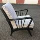 Armchairs with black and white patterns vintage 60s