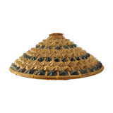 Wicker lampshade