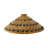 Wicker lampshade