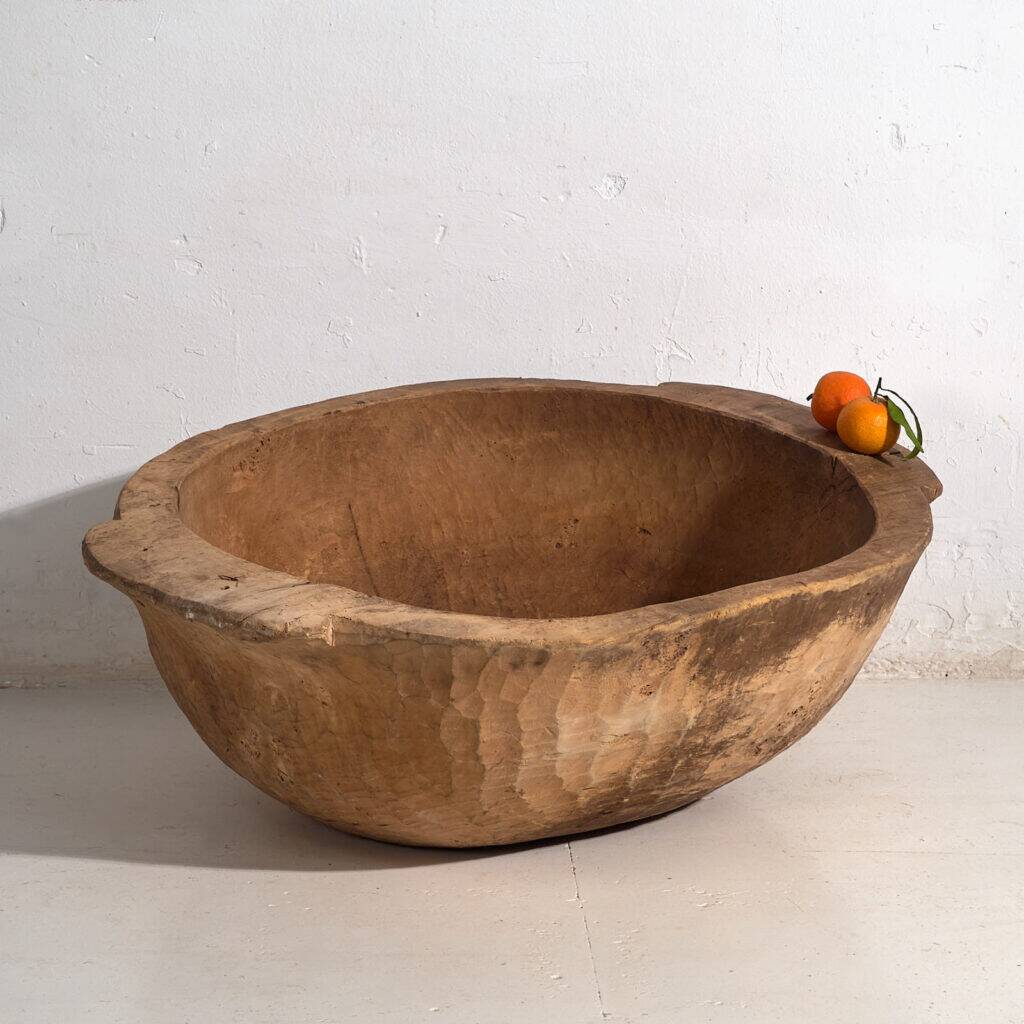 Large antique bowl in primitive style (c.1900) #3