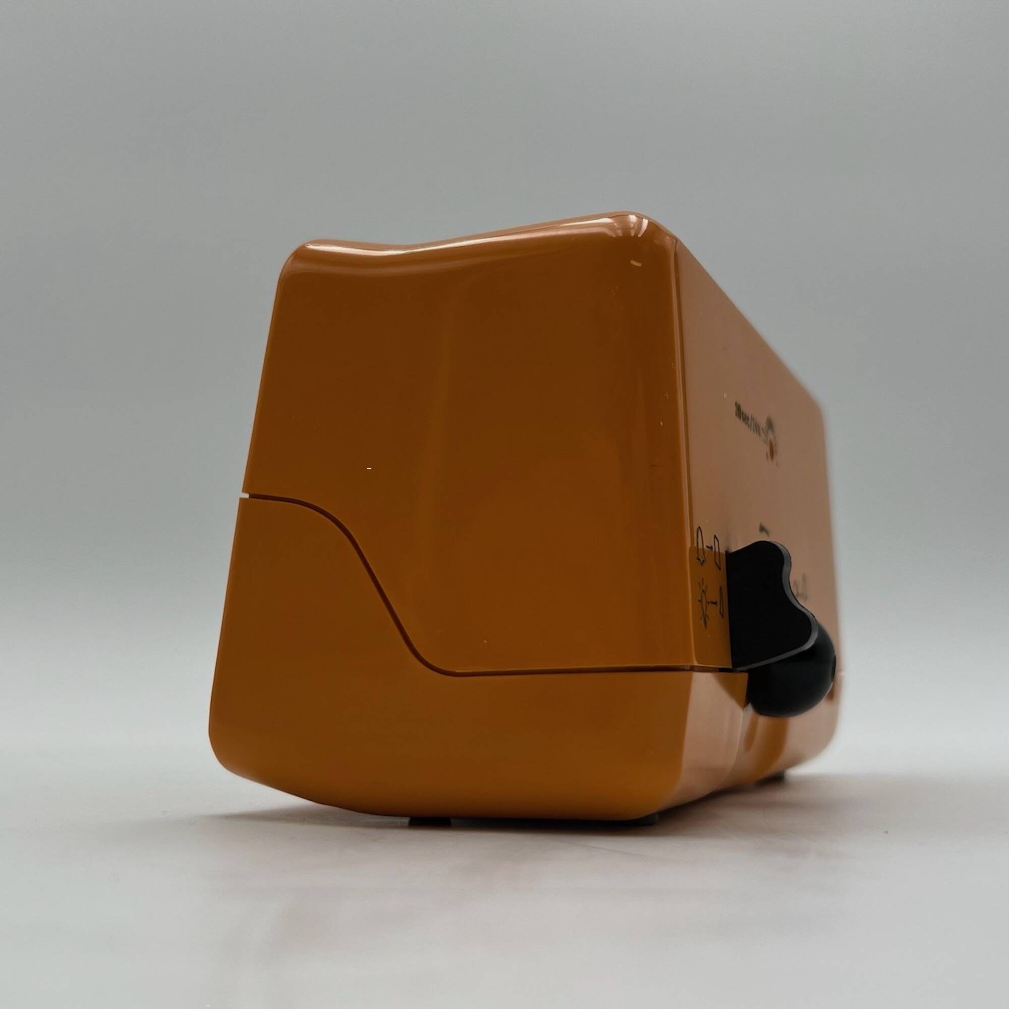 Space Age Orange Alarm Clock Krups Germany, 1970s