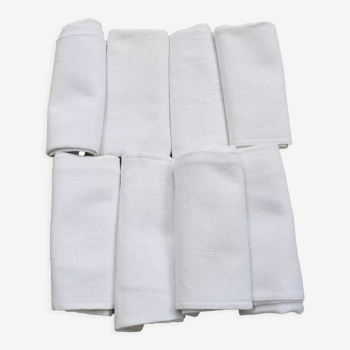 Set of 8 damask Linen napkins