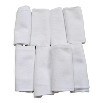 Set of 8 damask Linen napkins