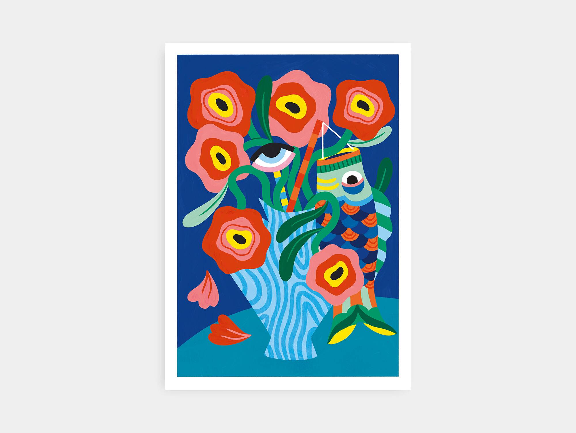 LE POISSON - illustration A4
