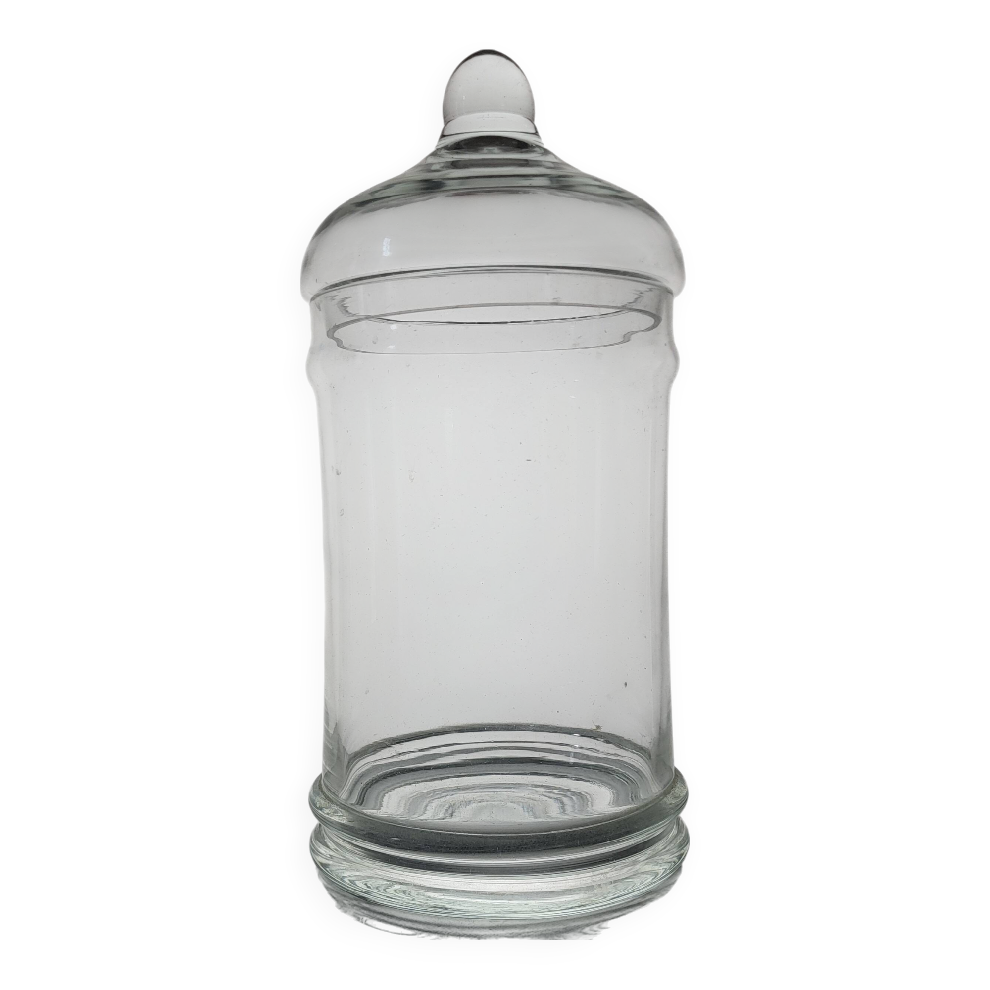 Blown glass jar