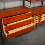 Scandinavian wooden bookcase from the 1960s