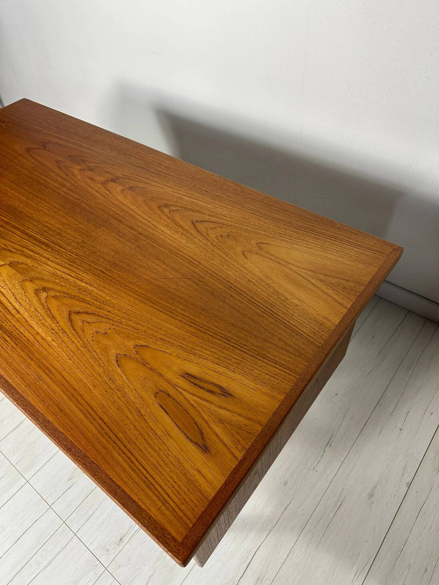 1960s Vintage Minimalistic Danish Teak Writing Desk