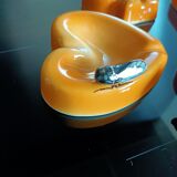 Sicard 4 earthenware collection ashtrays