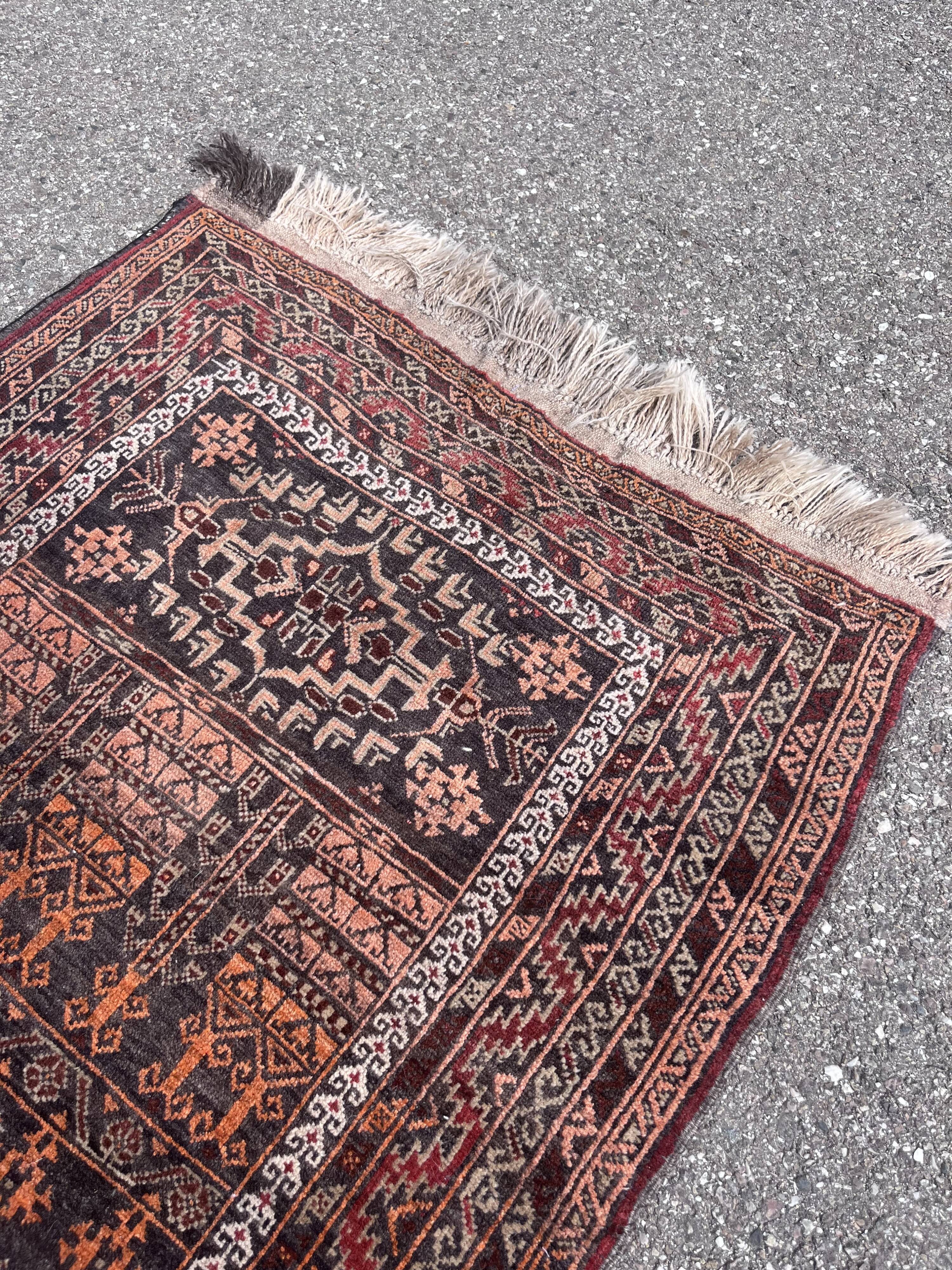 Vintage carpet from Afghanistan 150/90cm