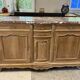 Solid wood sideboard