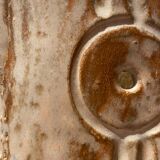 Vase-lanterne vintage années 50 en grès