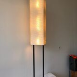 Maison Arlus floor lamp in metal brass and perspex