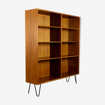 Vintage danish teak bookshelf from Omann Jun, 1960s