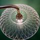 Coudé wall lamp with an old cut glass lampshade - tableware collection