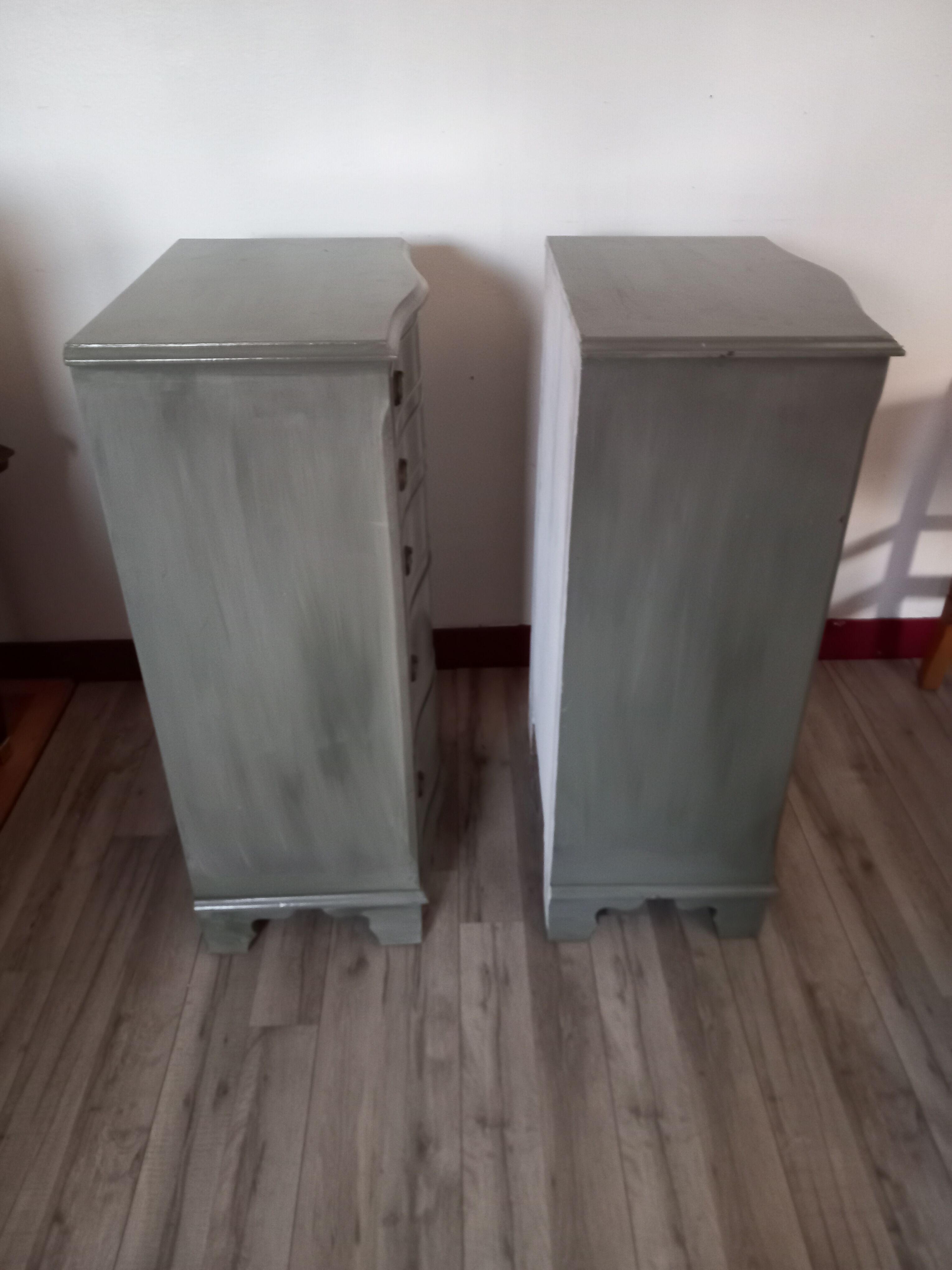 Pair of chests transition style LXV-XVI