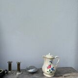 Digoin ceramic teapot with flowers