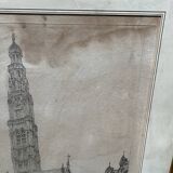 Engraving of the Arras town hall