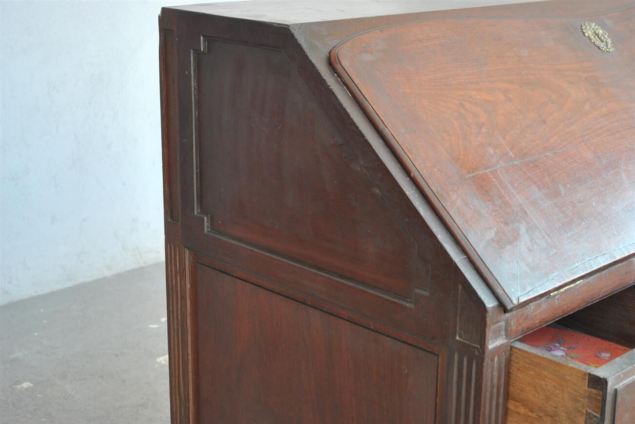 Secretary of slope of time style Directoire mahogany 18th