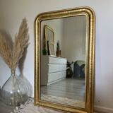Antique gold leaf mirror