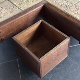 Brutalist Coffee Table with Flower Pot