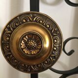 Coat hanger on wrought iron feet