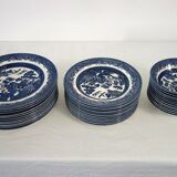 6 Churchill dessert plates made in England