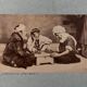 6 old photographs dancers chess players Kabyles grocery store