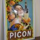 Picon enamel plate