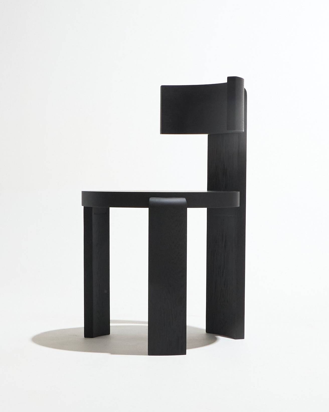 Spina chair in black wood