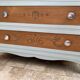 40's grey green art deco chest of drawers