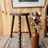 Tabouret bois tripode