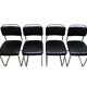 Ensemble de 4 chaises de salle à manger Gispen 101