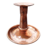 Copper candle holder