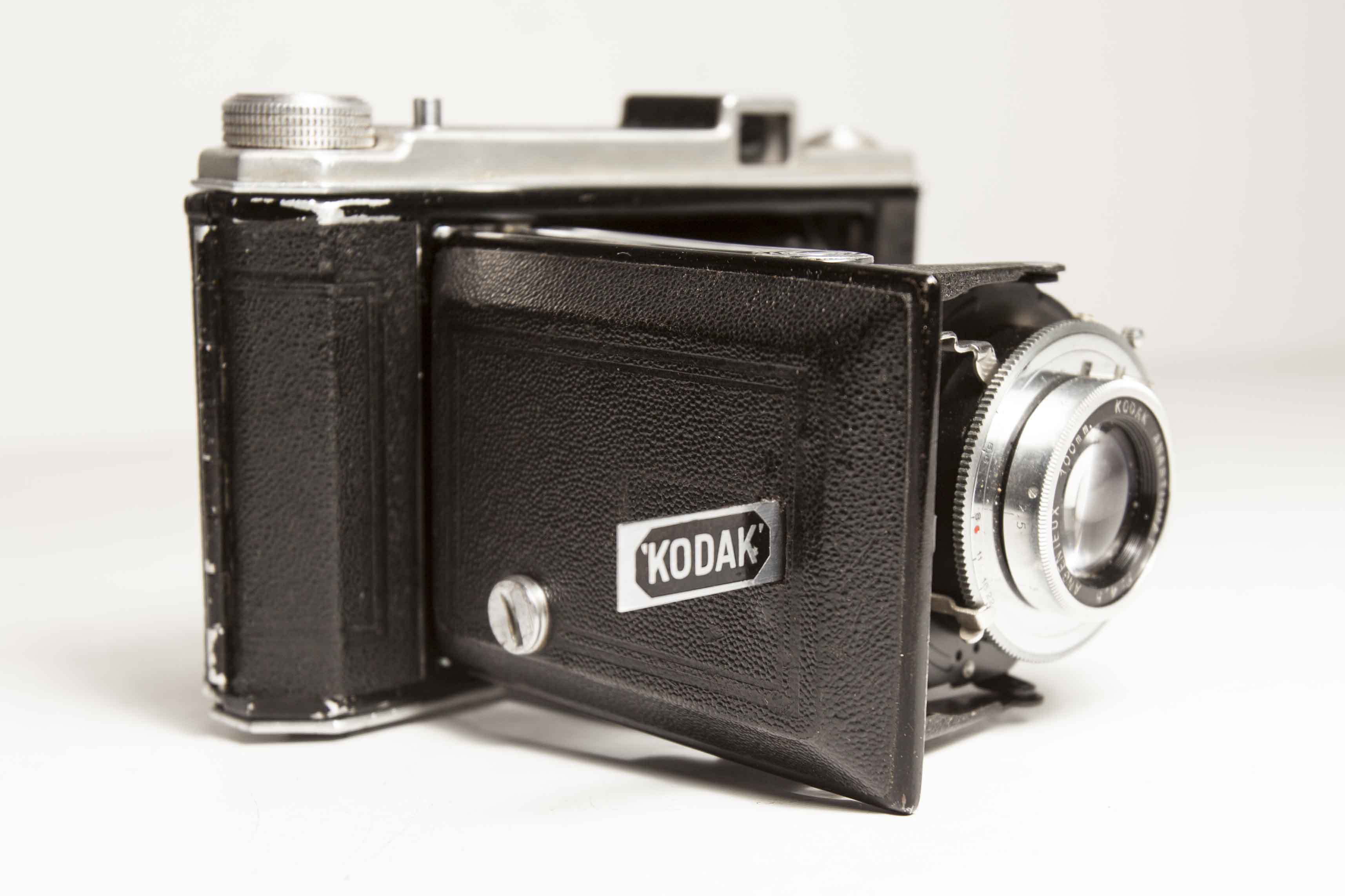 Camera Kodak Folding 620 bellows leather 1950