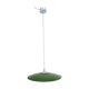 Large green industrial workshop pendant light 50 cm, ceramic socket