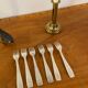 6 large vintage silver plated forks from the 1960s