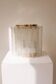 Applique murale vintage Doria Leuchten avec tubes en verre glacé